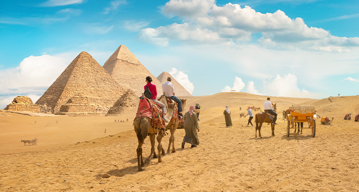 Camel riding